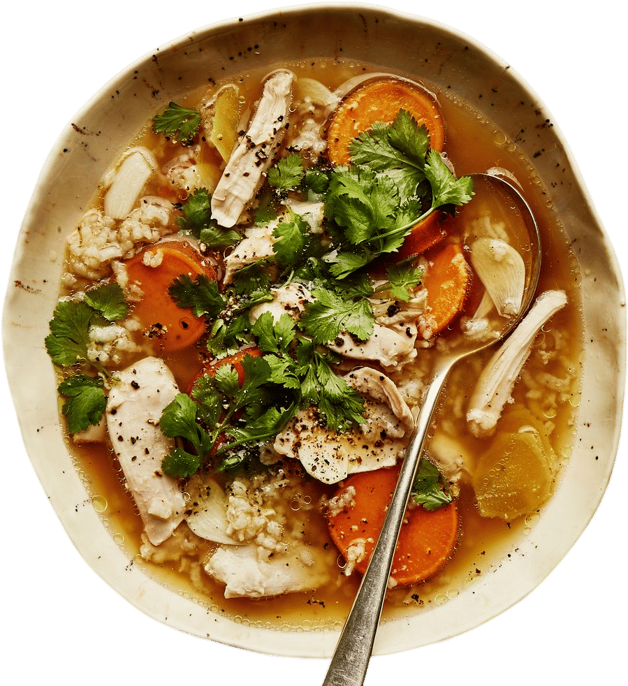 Feel Better Chicken and Rice Soup