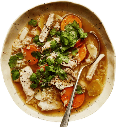Feel Better Chicken and Rice Soup Recipe