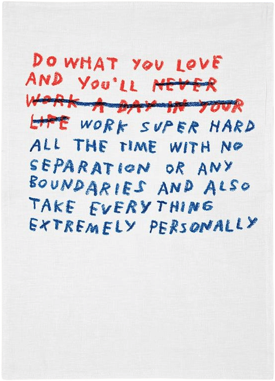 Do What You Love Tea Towel x Adam JK