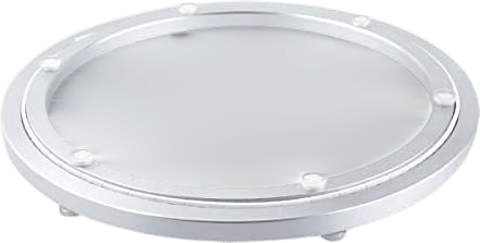 TamBee 12 Inch Mute Lazy Susan Bearing Base - 300lb Capacity Aluminum Heavy Duty Lazy Susan Turntable Mechanism Kit for Smooth Rotation, Universal Hardware for DIY Furniture, Table (Base Only)