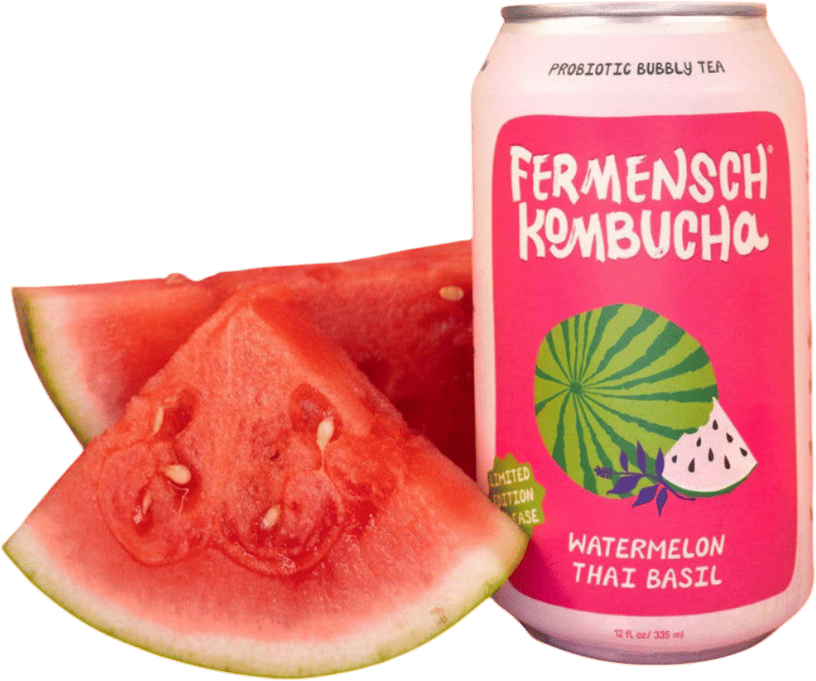 Watermelon Thai Basil Kombucha