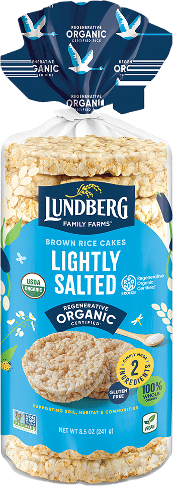 Organic Brown Rice Cakes - Lightly Salted