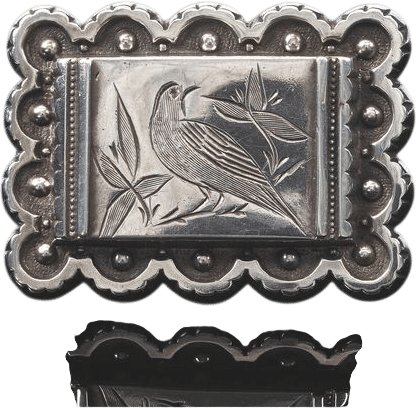 Edwardian Silver Bird Brooch