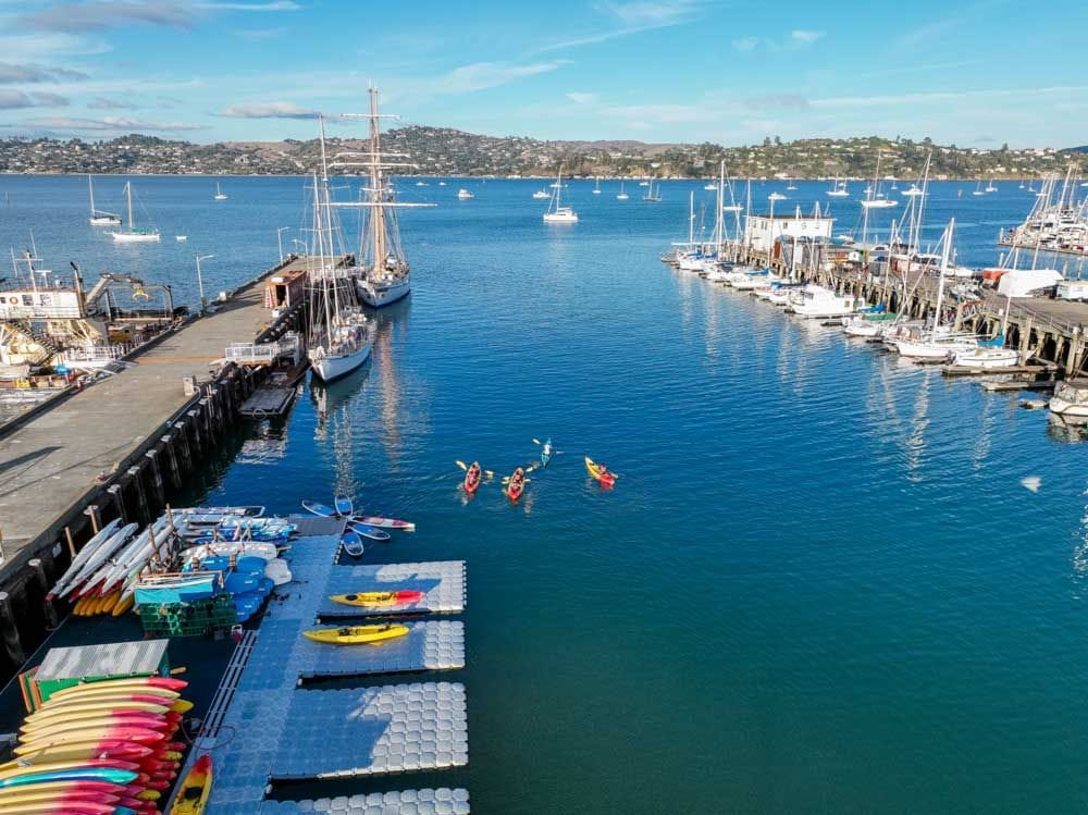 Rent kayaks for a paddle up concert