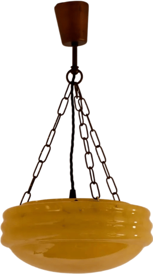 Vintage Art Deco Pendant Lamp (1970s)