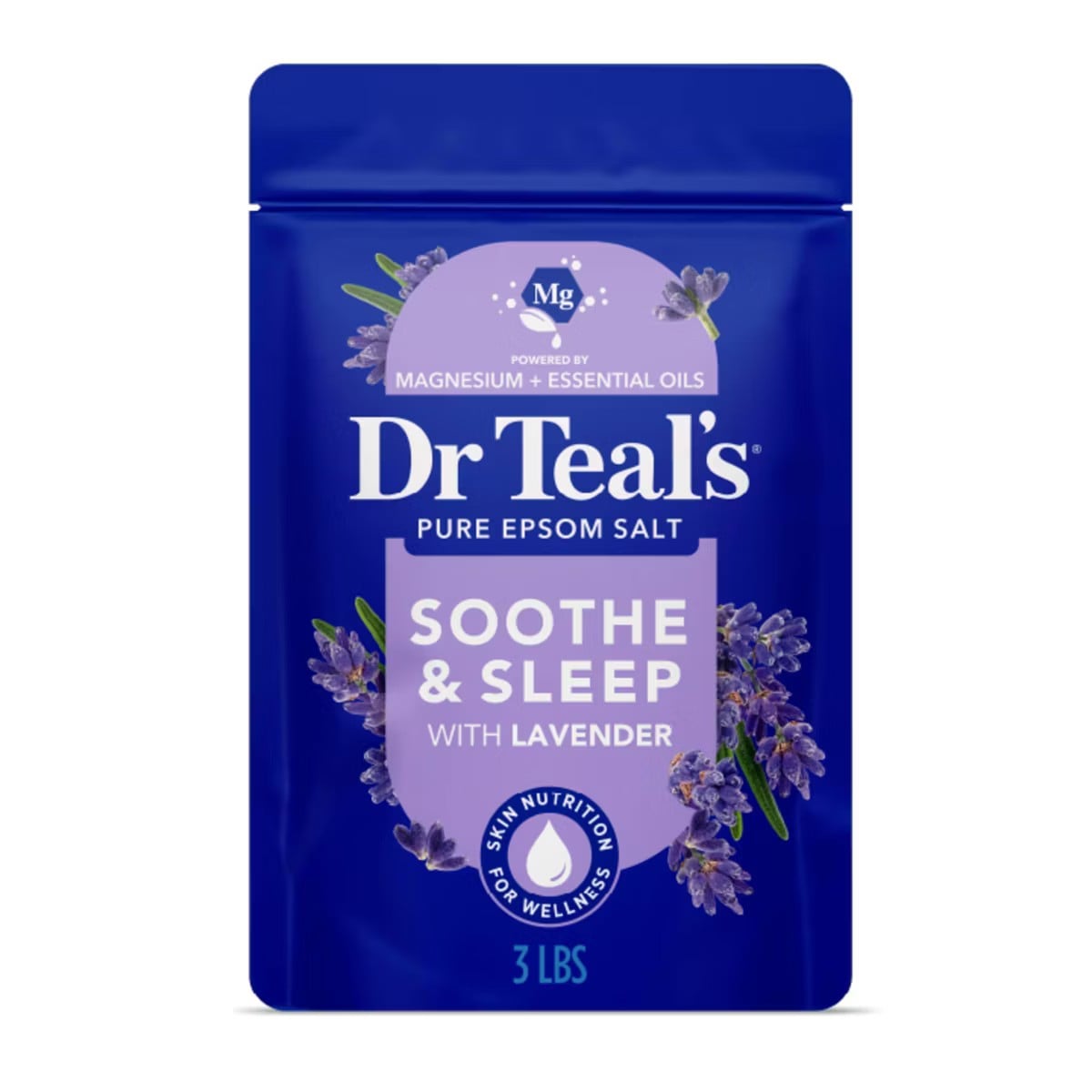 Dr Teal's Epsom Salt Magnesium Soak - Soothe & Sleep with Lavender