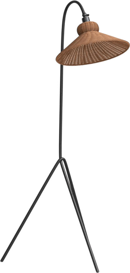 Plumeria Iron Floor Lamp