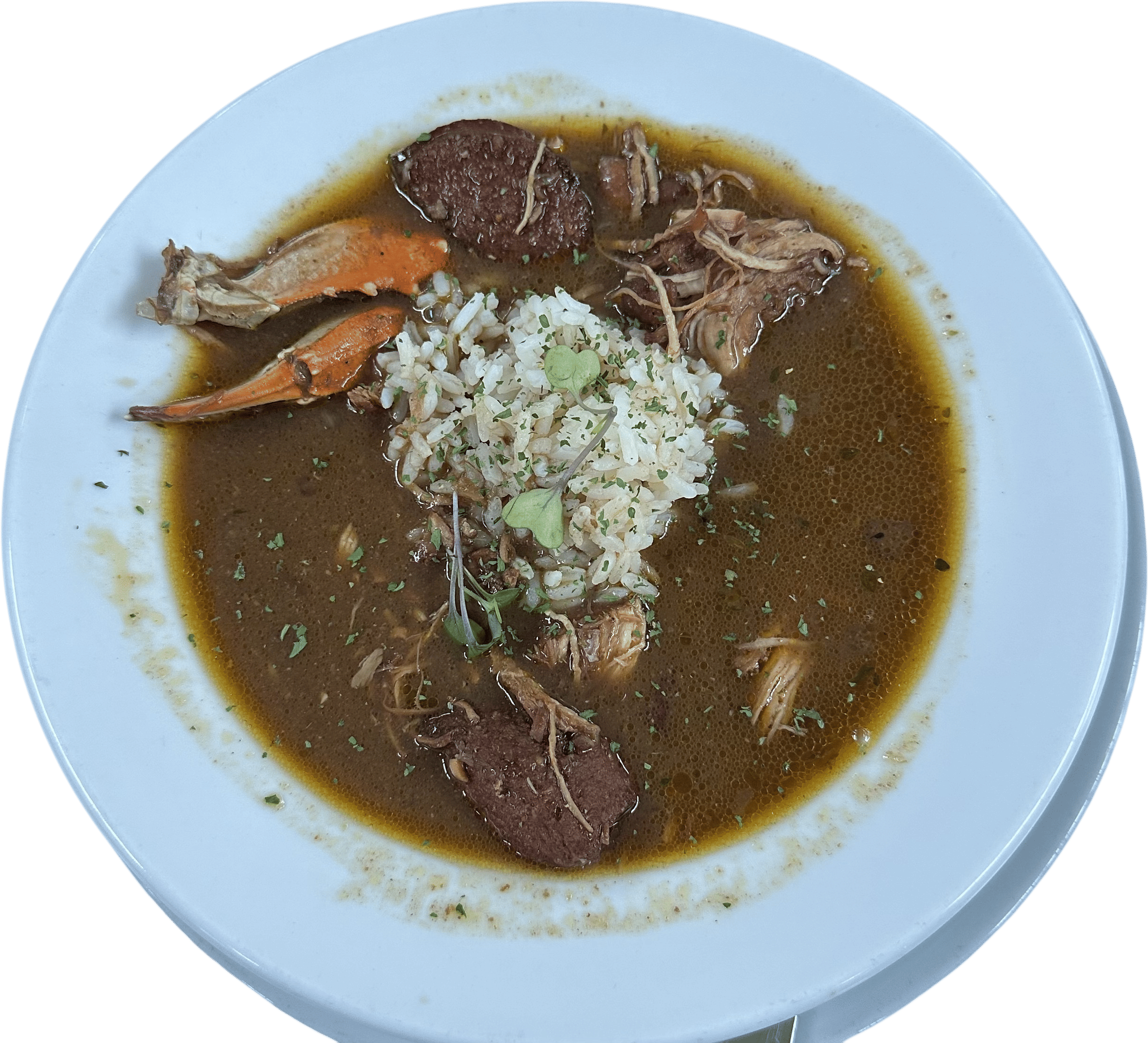 Shake the hands of the artist that made your gumbo