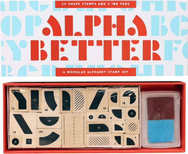 Alpha Better Stamp Set