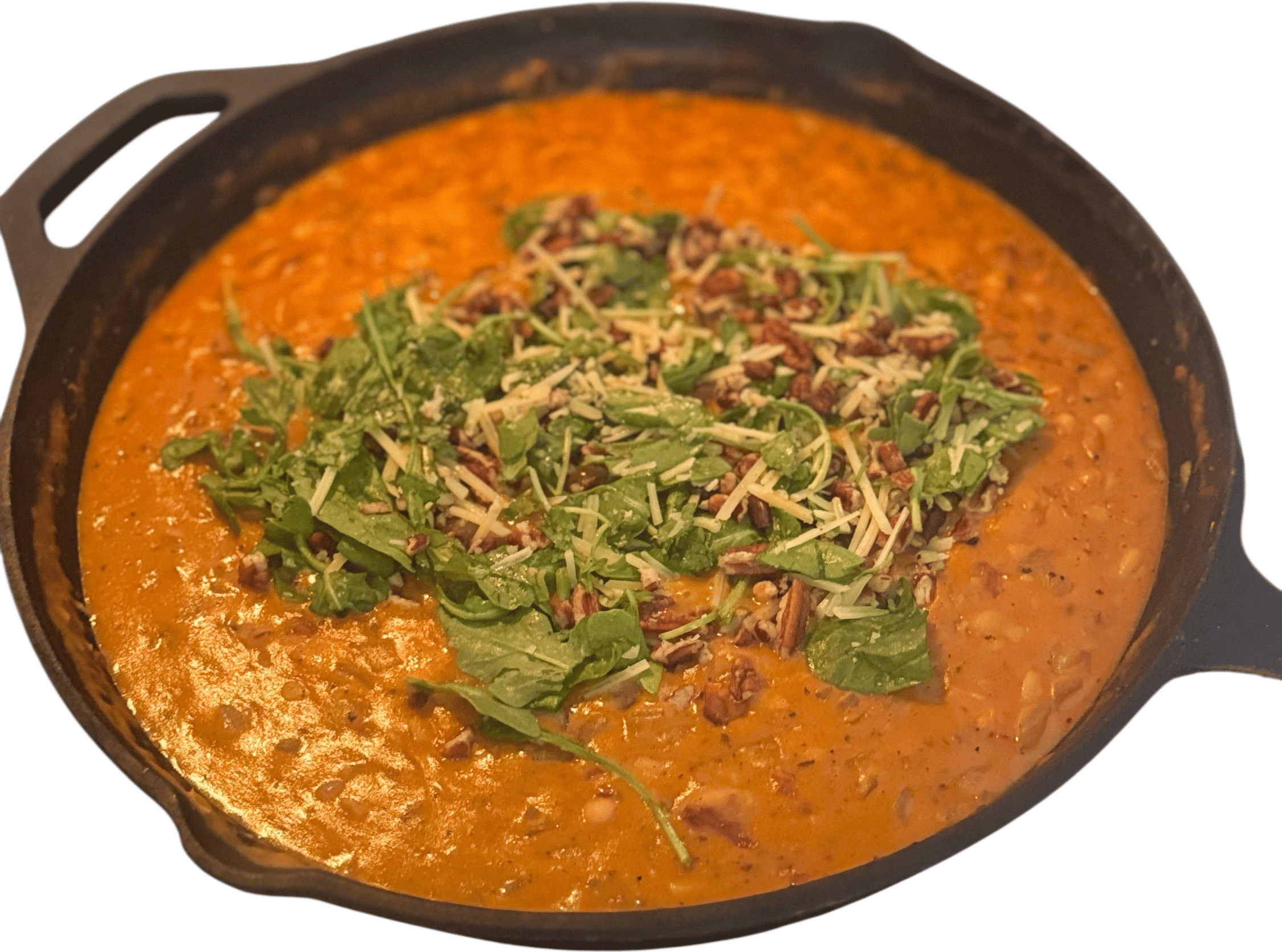 Creamy, Spicy Tomato Beans and Greens (Alexa Weibel)