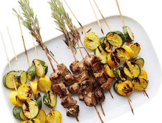 Martha Stewart Curry-Yogurt Marinated Lamb Kebabs