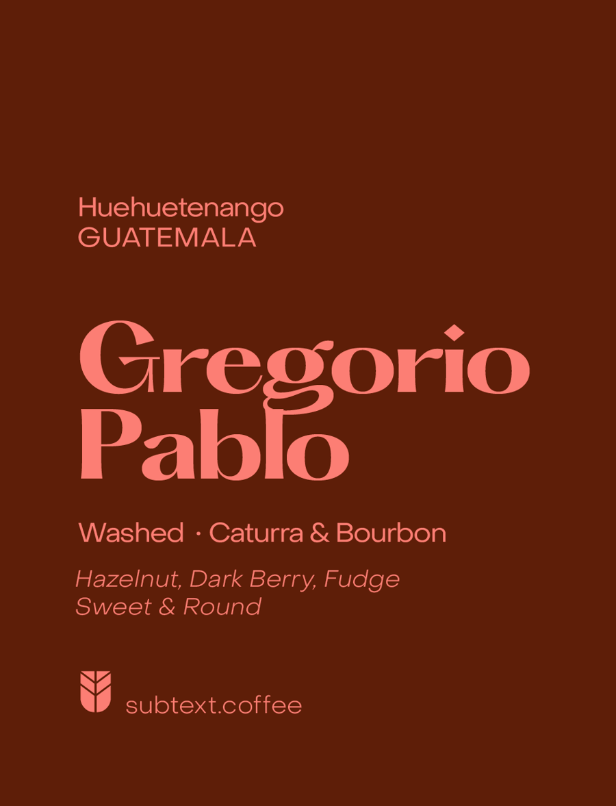 Guatemala Gregorio Pablo Espresso (2025)
