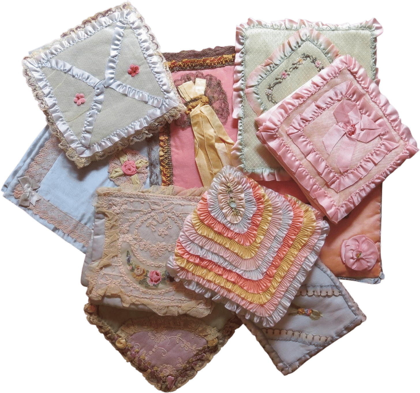 Antique Lingerie Handkerchief Cases
