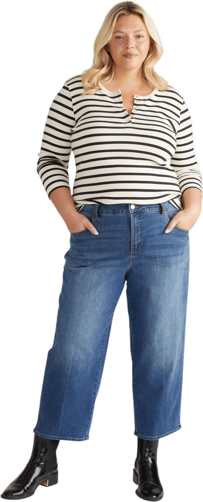 Bae Boyfriend Crop Jeans