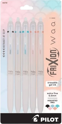 Pilot FriXion Waai Erasable Gel Pens