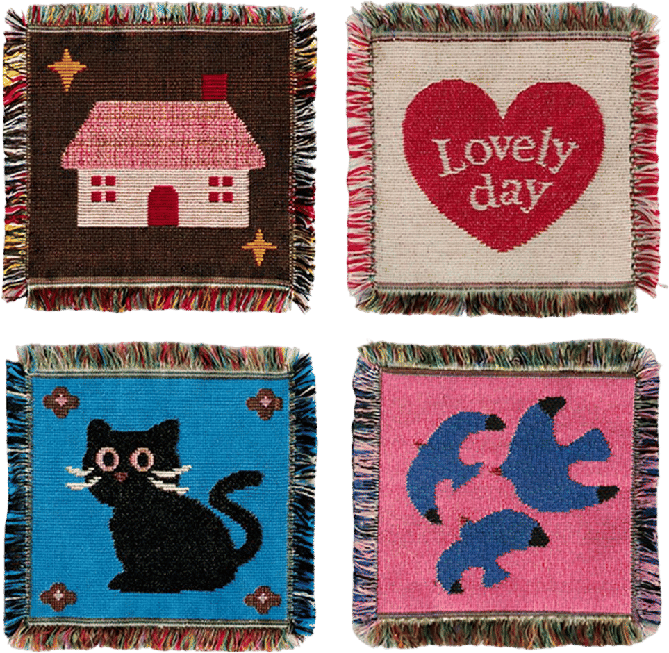 Adorable Woven Coaster