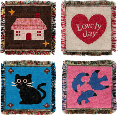 Adorable Woven Coasters