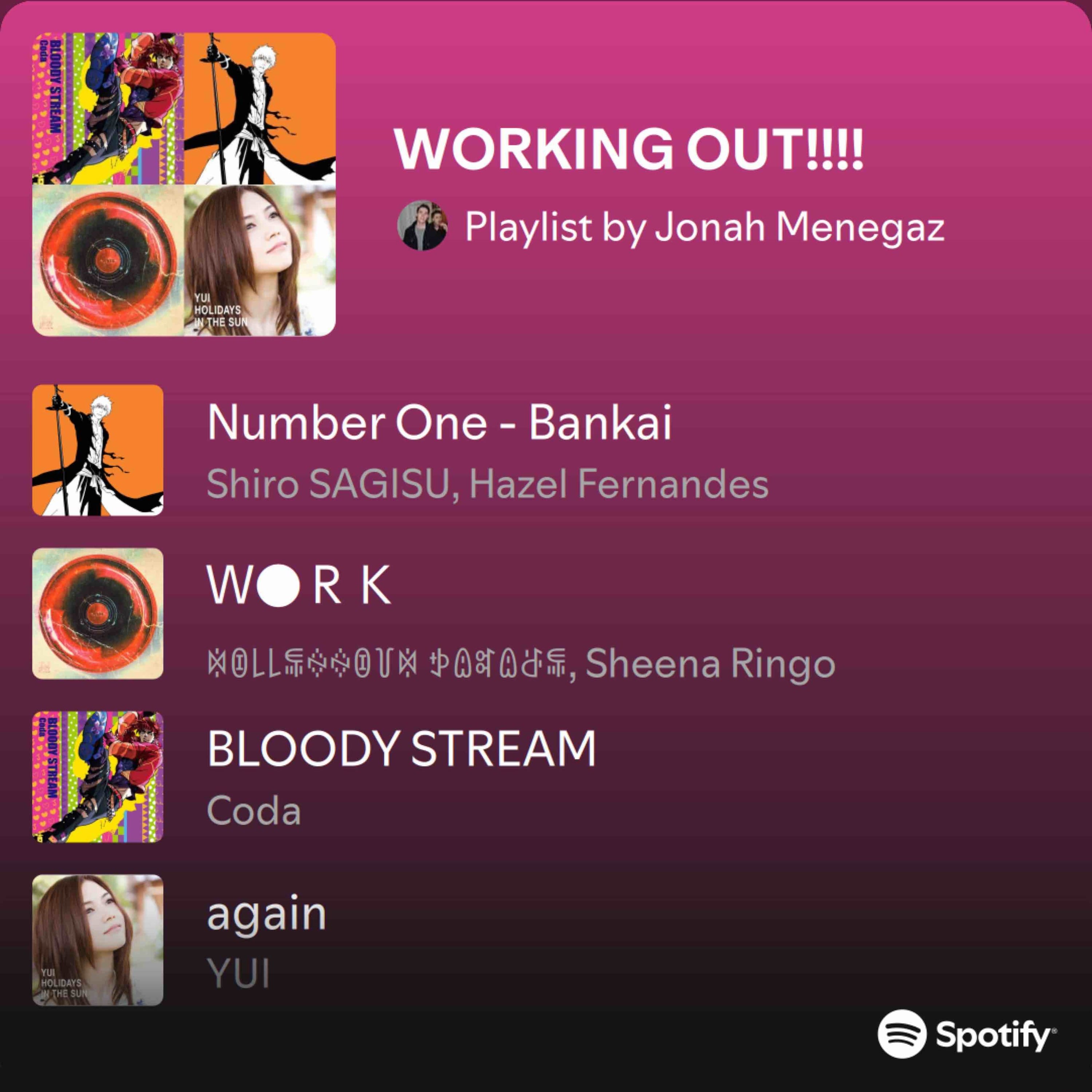 Listening to Anime Openings While Working Out