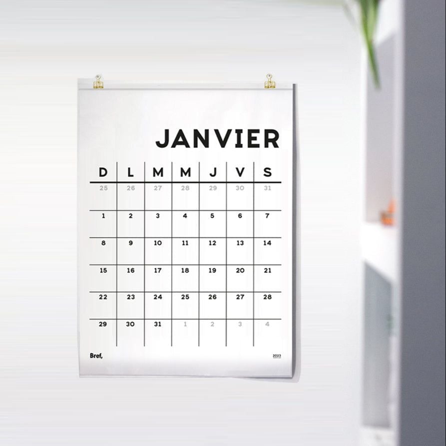 Calendrier Bref Moyen 2026-2027