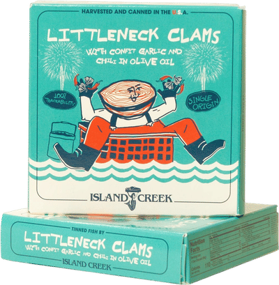 Island Creek Littleneck Clams in Olive Oil