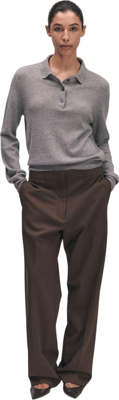 Aoife Cashmere Polo Shirt