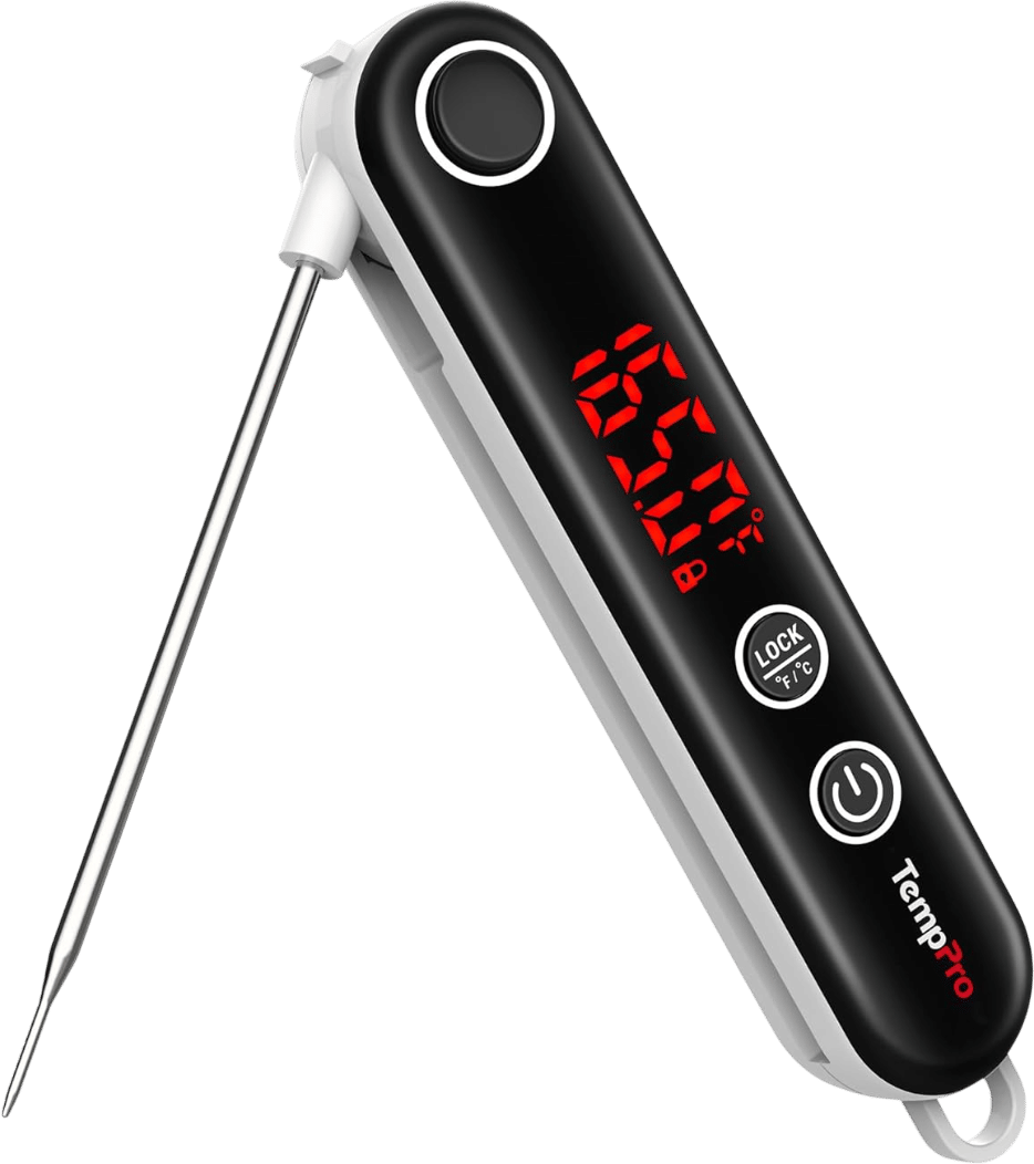 Amazon.com: TempPro TP18 Instant Read Meat Thermometer Digital with Thermocouple Sensor, Cooking Food Thermometer for Grill, Smoker, BBQ, Oil Deep Frying, Candy, Kitchen Thermometer Bakeware(Previously ThermoPro) : Industrial & Scientific
