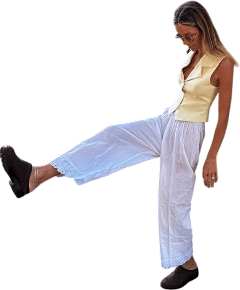Antique Summer Pant in Ivory