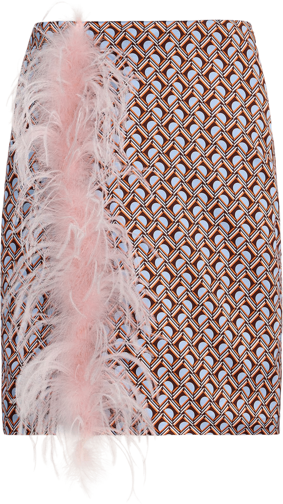 DES_PHEMMES La Isla Slit Suit Skirt