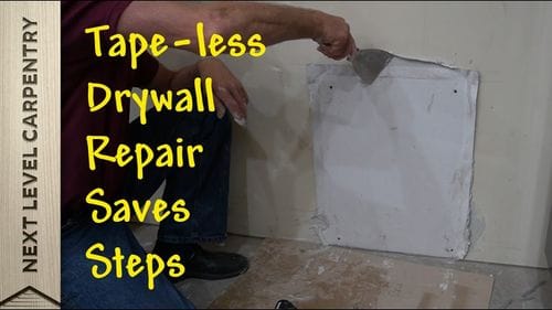 Tools for Tape-less Drywall Repairs