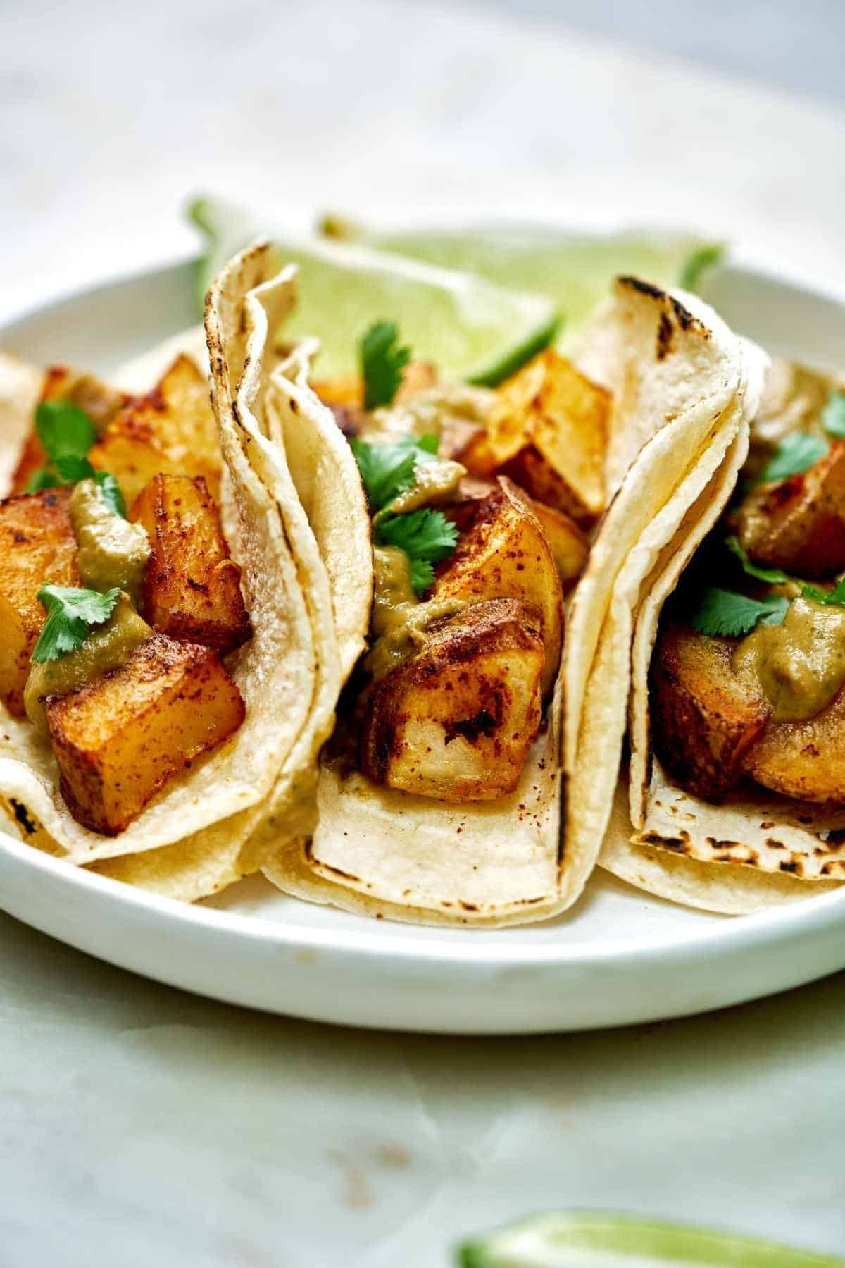 Potato Tacos with a Kick! Recipe