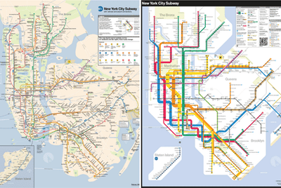Vignelli New York City Subway Map