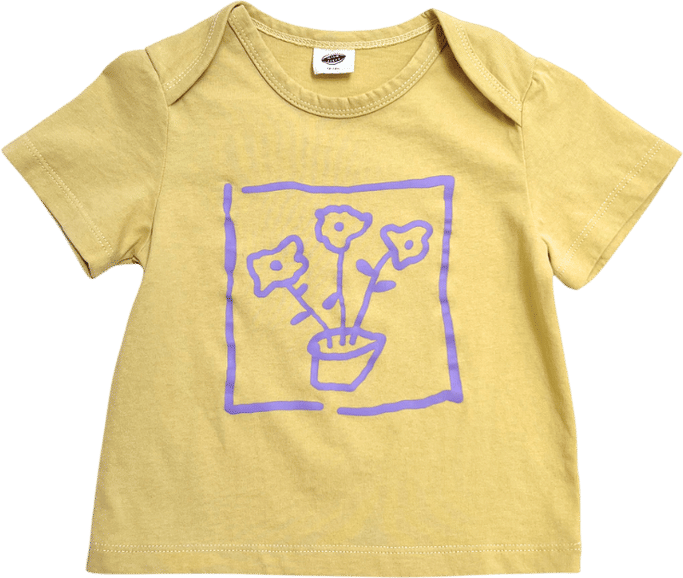 FLOWER POT BABY TEE