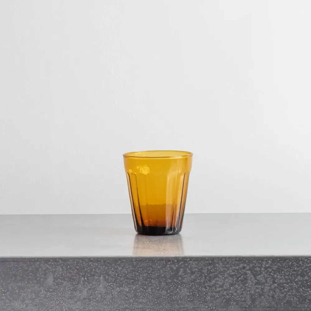Lucca water glass - Amber