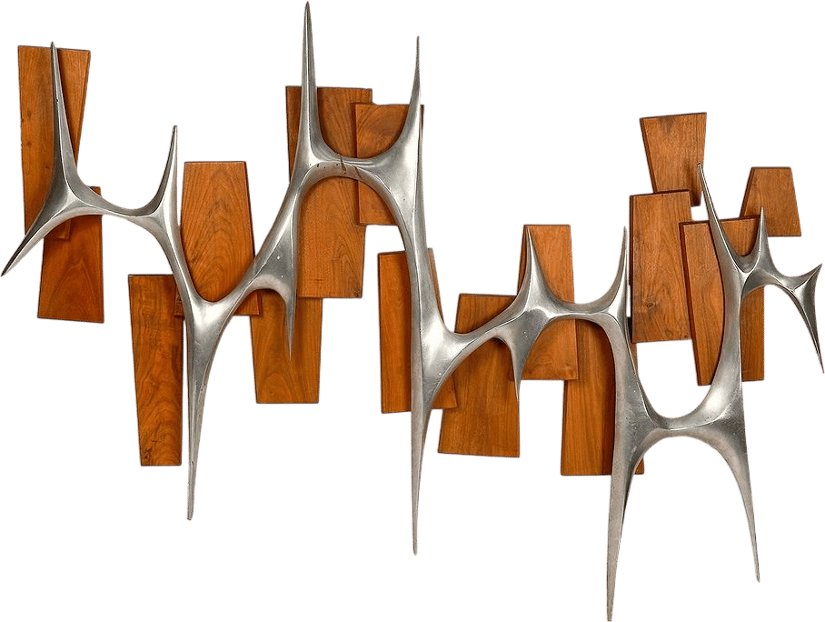 Val Welman Aluminum Modernist Sculpture