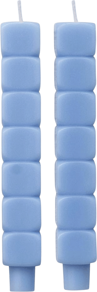 Stacked Blocks Taper Candles