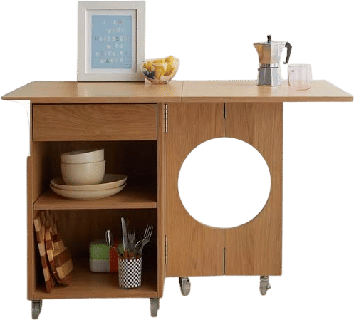 Modern Expandable Wood Table