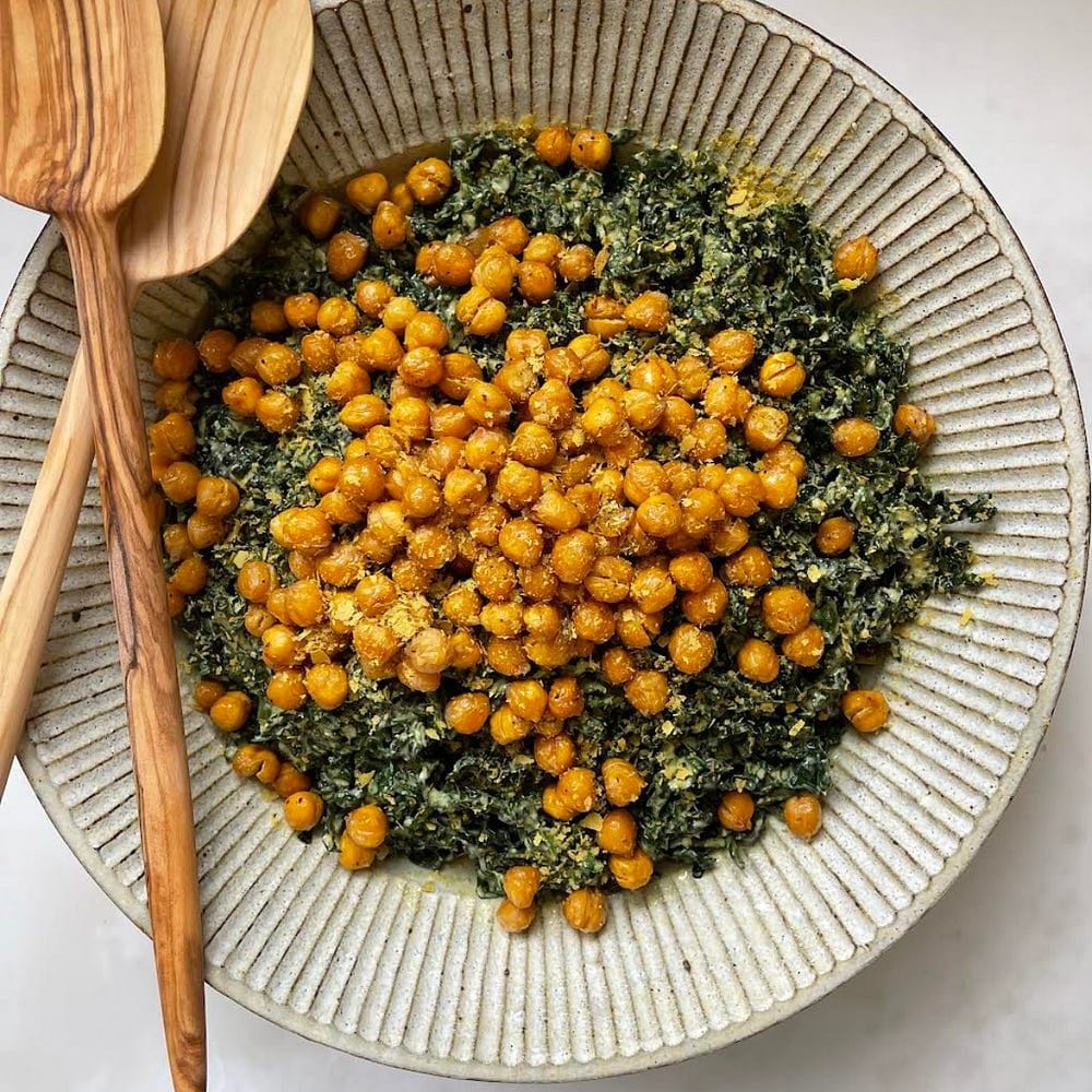 Vegan Caesar Kale Salad Recipe