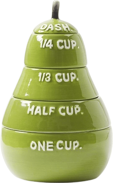 Pear Measuring Cups
