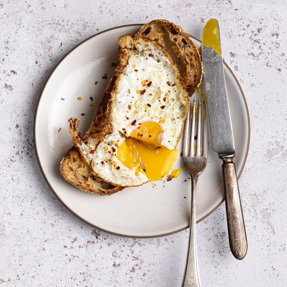 Fried Egg on Toast Recipe