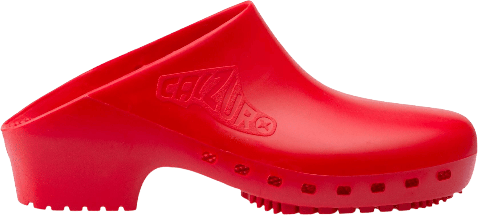 calzuro red clogs