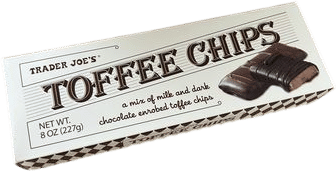 Subbing chopped-up chocolate-covered toffee for chocolate chips