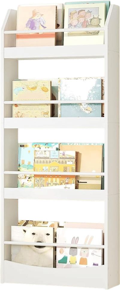 Wall-Mounted Bookshelf
