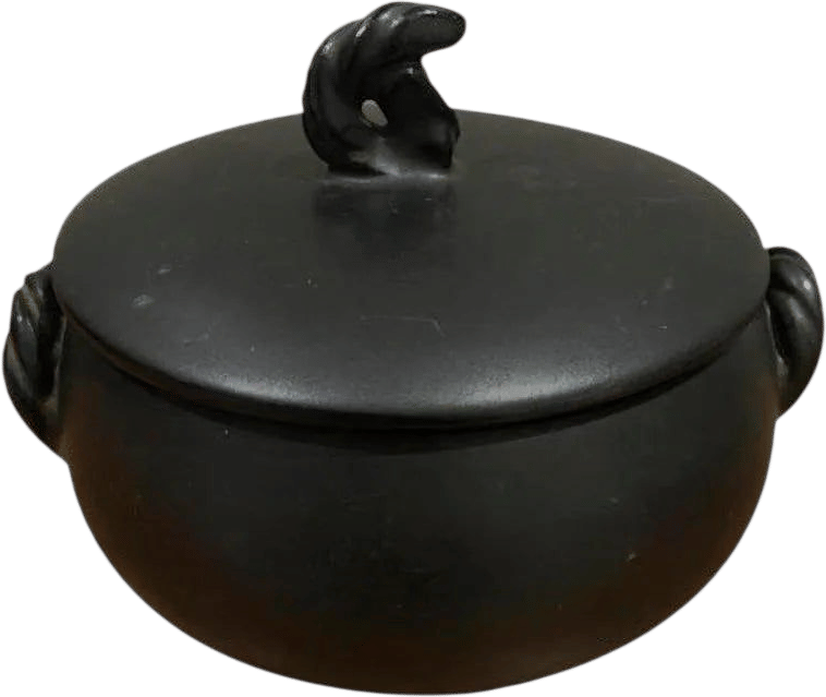 Ceramic Box from Ceramony Vallauris, 1950s