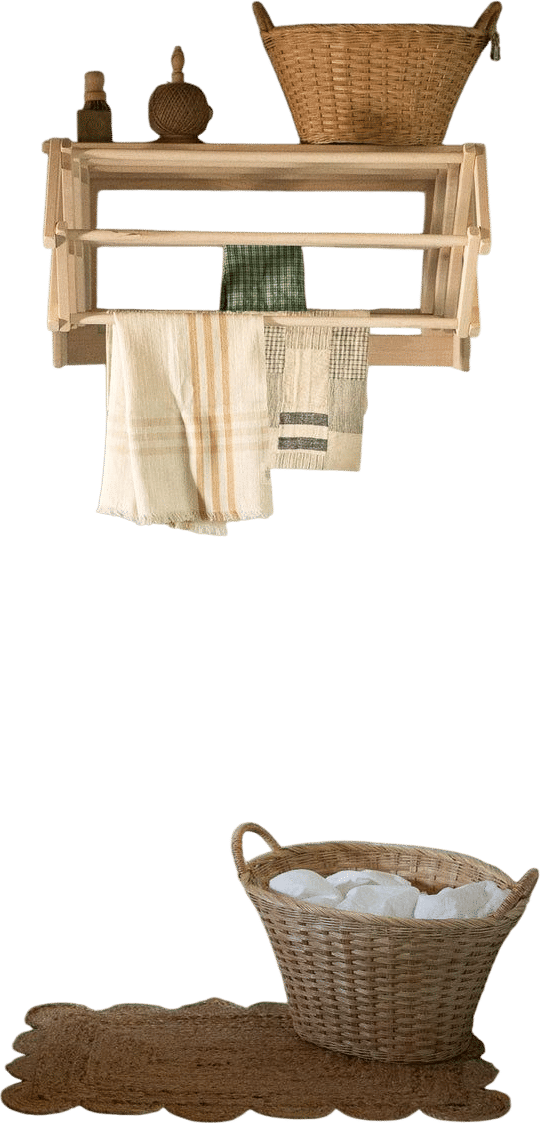 Maple Wall Folding Drying Rack