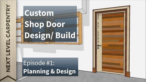 Pallet Wood Shop Door Episode #1