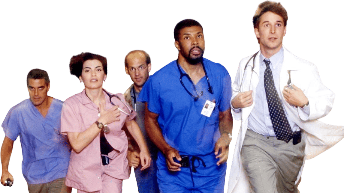 rewatching “ER” instead of a new show