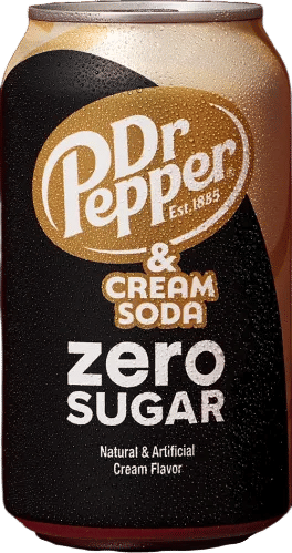 Dr Pepper Cream Soda Zero Sugar