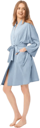 100% cotton robe