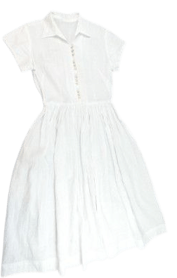Vintage Handmade White Dress