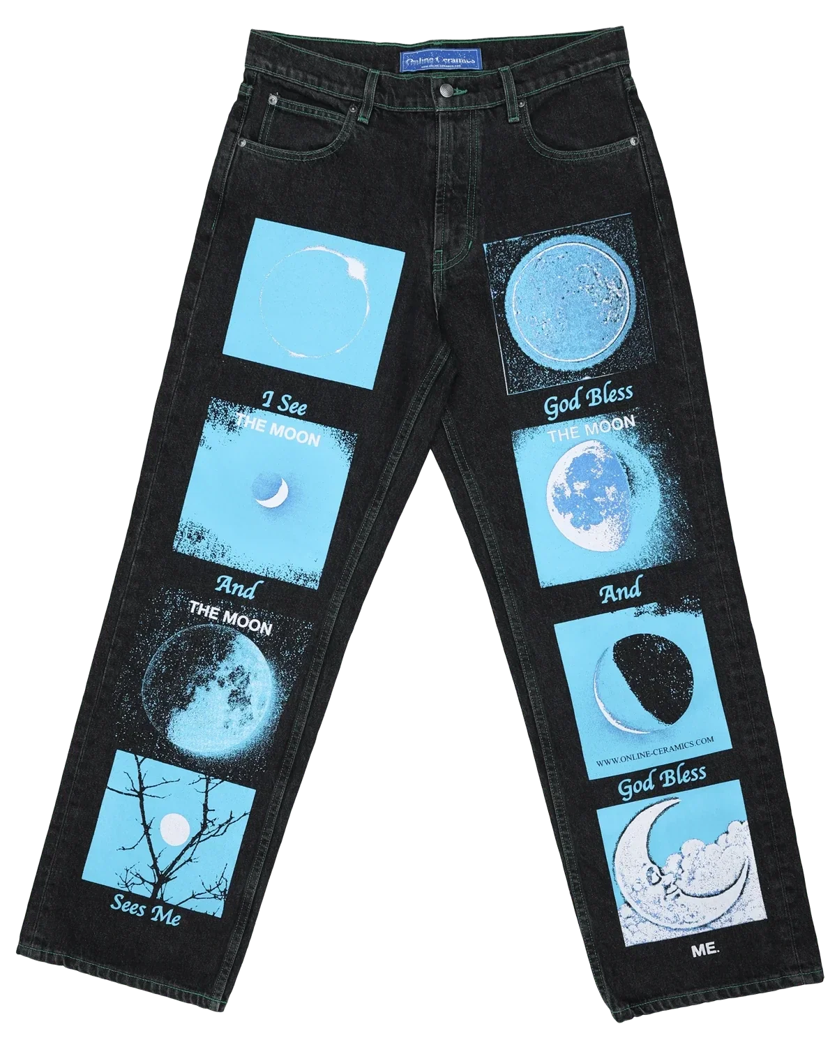 God Bless the moon jeans